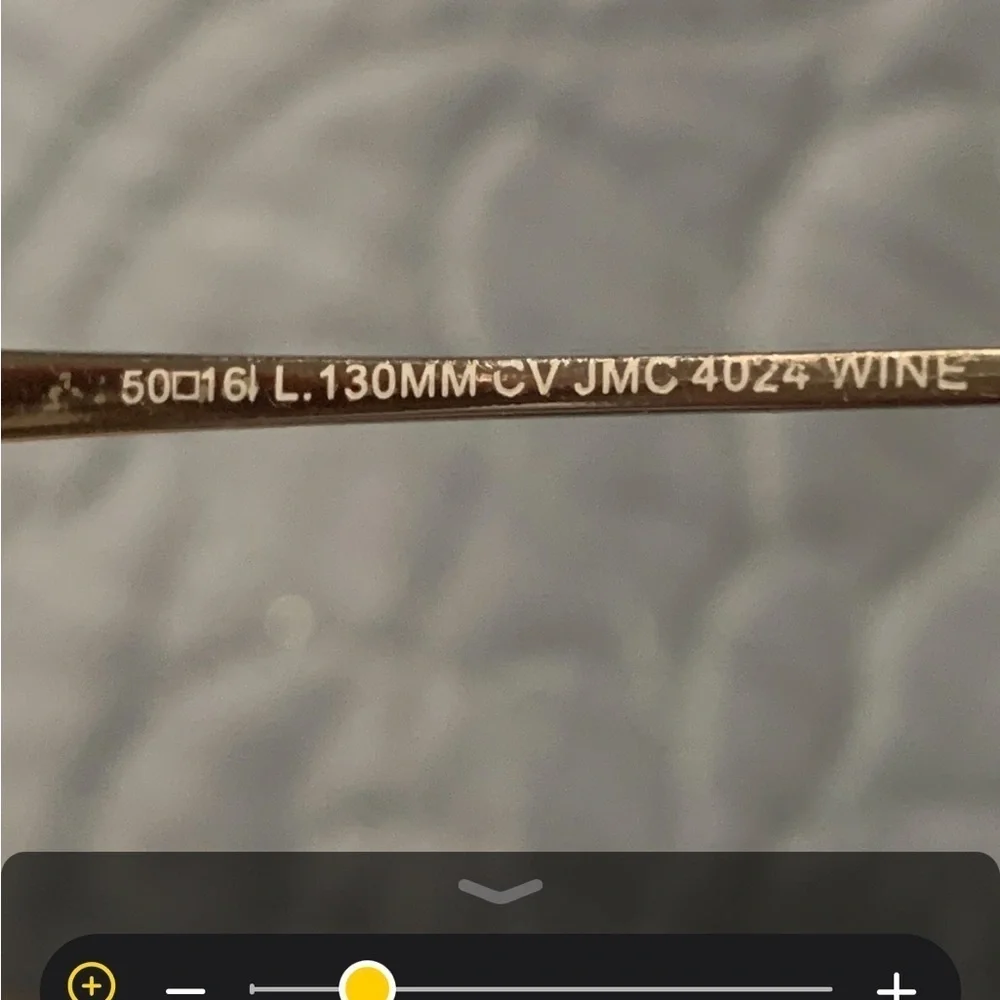 Jessica McClintock JMC Eyeglass Frame only Wine Color - Picture 7 of 13